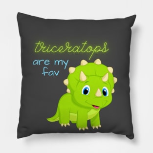 Triceratops are my favorite! Pillow