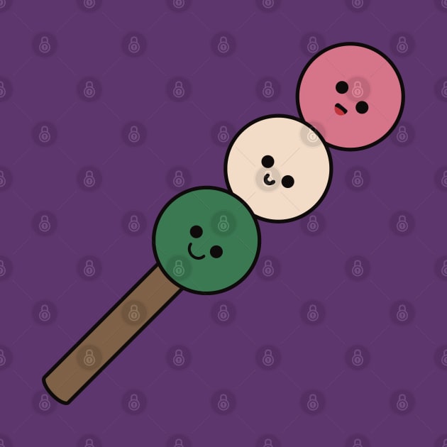 Happy Hanami Dango - Kawaii Dango by KawaiiByDice