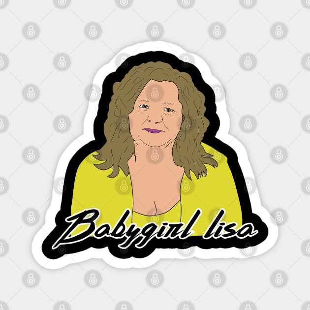 Baby Girl Lisa 90 Day Fiance Magnet by Hevding