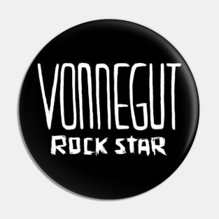 Vonnegut, Rock Star of Literature Pin