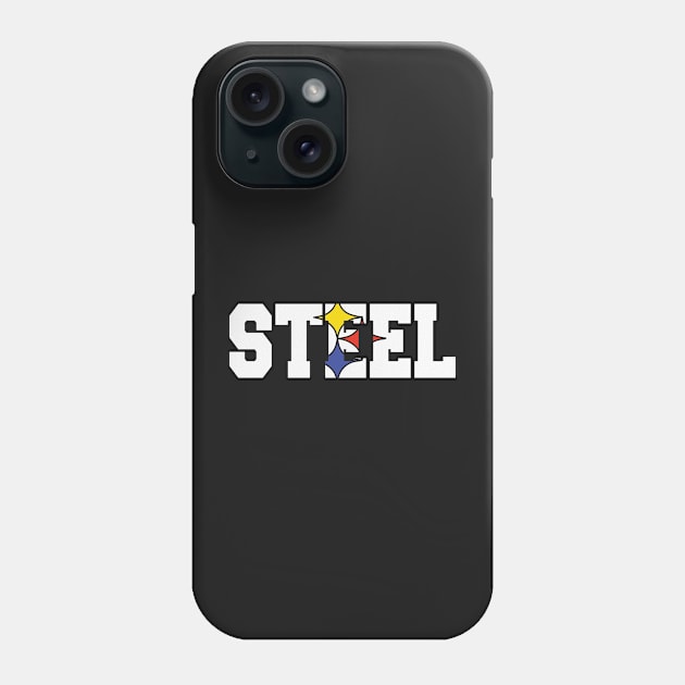 Steel Pittsburgh Football Phone Case by markz66