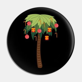 Palm Christmas Pin