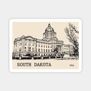 South Dakota State USA Magnet