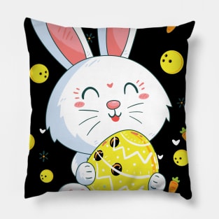 Cute Rabbit Love Bowling Costume Gift Pillow