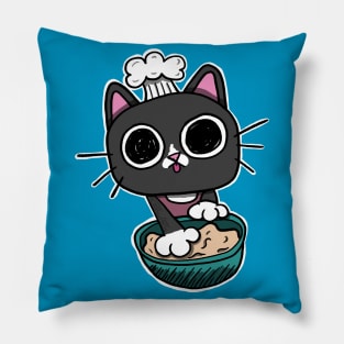 Kitty making Biscuits Pillow