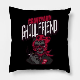 Graveyard Ghoulfriend Pillow