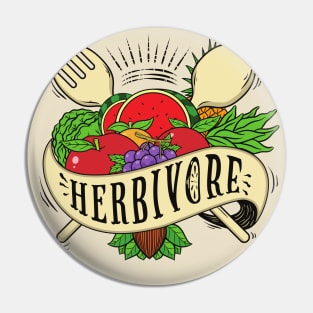 Herbivore Powered by Plants Pin