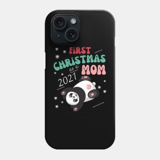 first christmas as a mom Phone Case