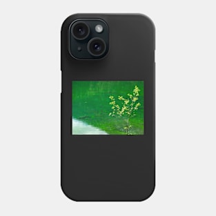 Green Lake and Tree Phone Case