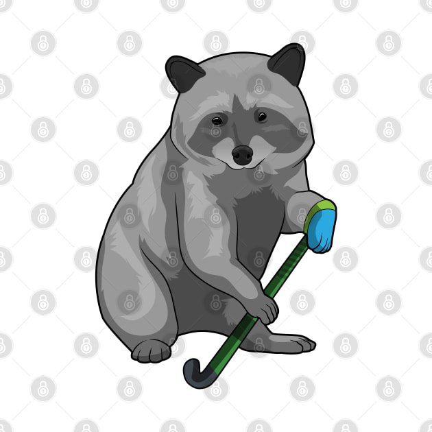 Racoon Hockey Hockey stick by Markus Schnabel