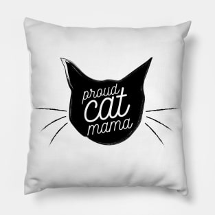 Proud Cat Mama Pillow