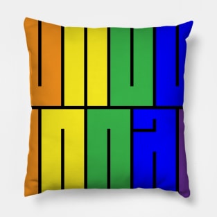 Sunday Funday - Rainbow Pillow