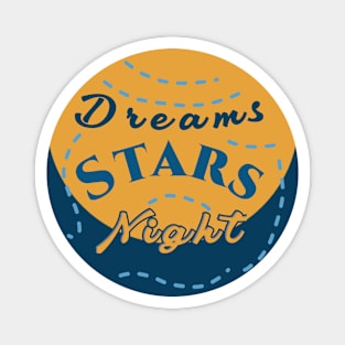 Dream stars night Magnet