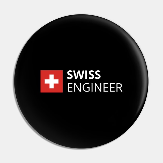 Swiss Engineer Pin by codewearIO