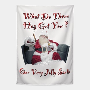 Fasbytes Xmas, Merry Christmas Santa Claus Naught Joke Tapestry