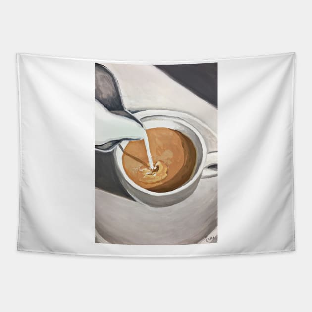 Cuppa Coffee Tapestry by emmawtj