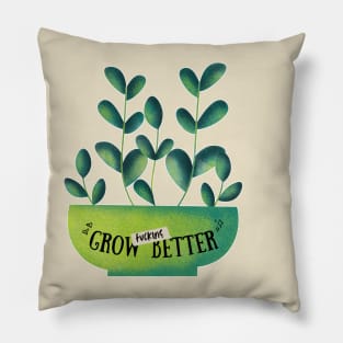 Grow Better | Good Omens | Crowley Pillow