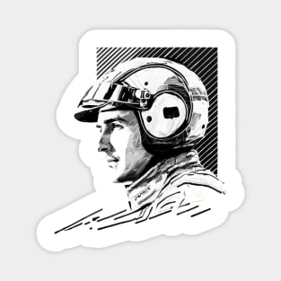 Racing Driver Art Magnet