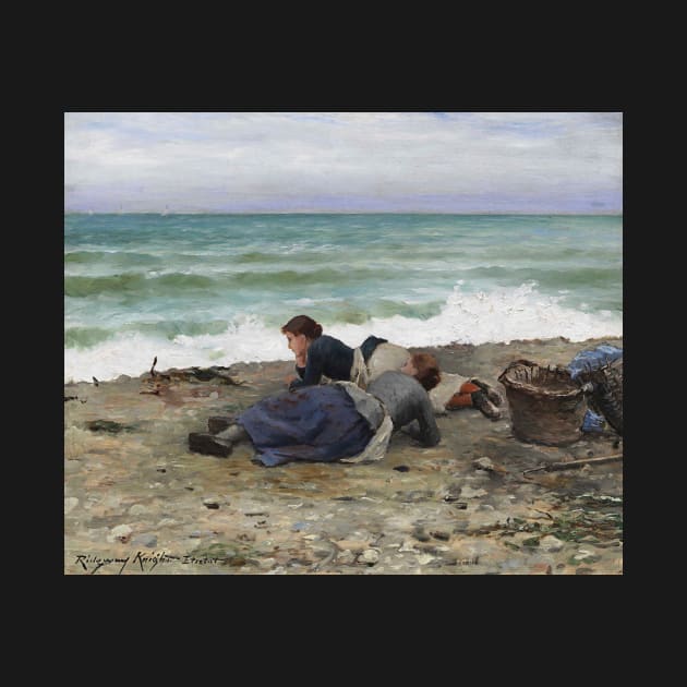 High Tide, Etretat by Daniel Ridgway Knight by Classic Art Stall