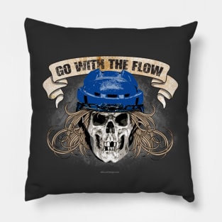 Go With The Flow (Hockey Hair) Pillow