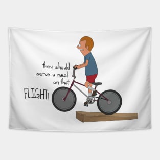 Regular Size Rudy Bike jump Tapestry