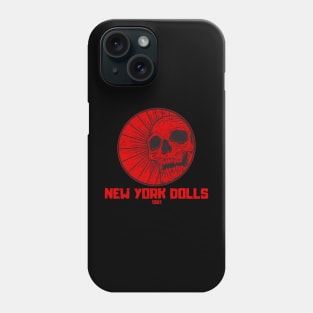 skull red New York Dolls Phone Case