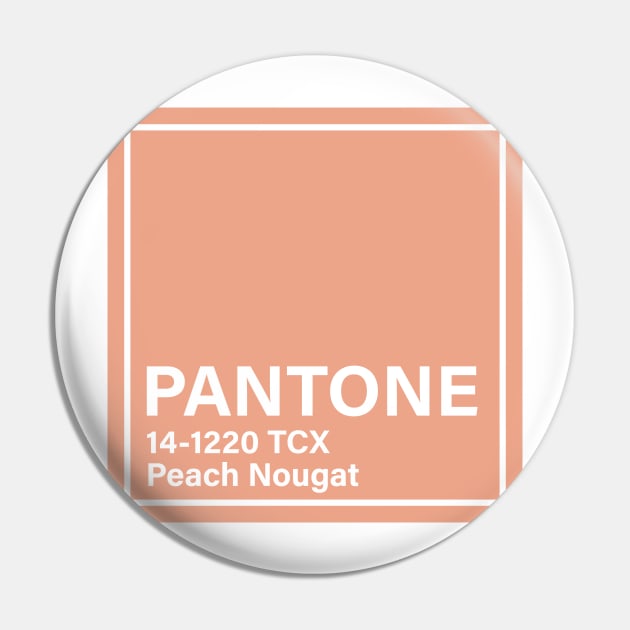 pantone 14-1220 TCX Peach Nougat Pin by princessmi-com
