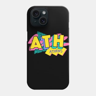 Athens, Greece Retro 90s Logo Phone Case