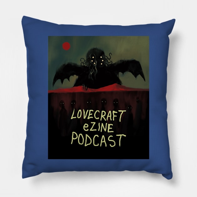 Lovecraft eZine Podcast - by Trevor Henderson Pillow by Lovecraft eZine