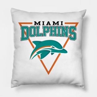 Retro Dolphins Pillow