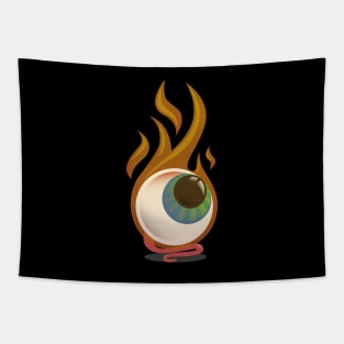 Eye on Fire Tapestry