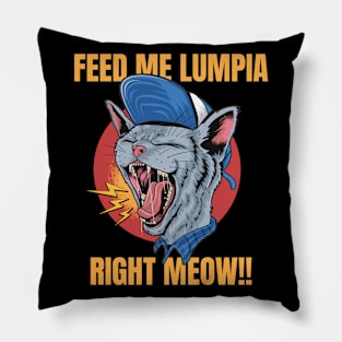 Funny Filipino Cat Pillow