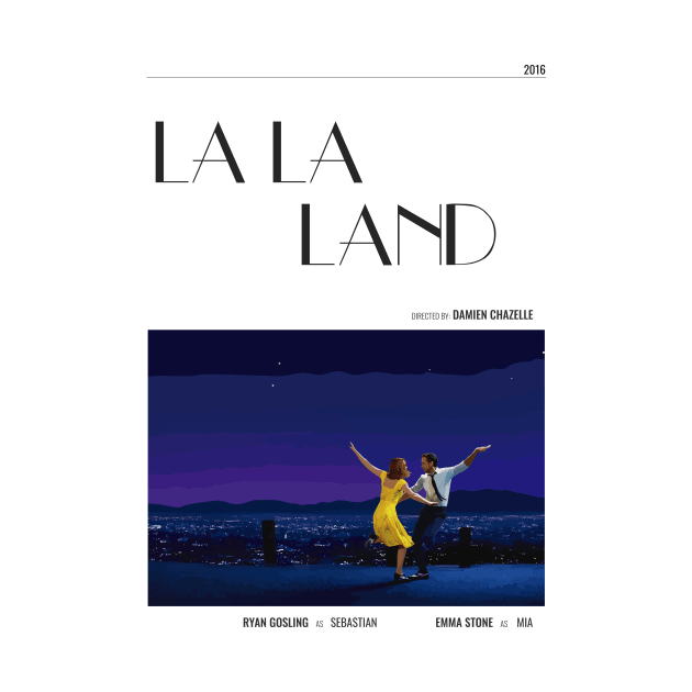 La La Land - Movie Poster - Damien Chazelle by studiofrivolo