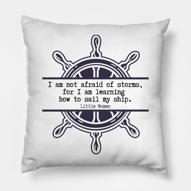 Not Afraid of Storms - Classic Pillow by RG Standard