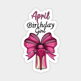 April Birthday Girl Magnet