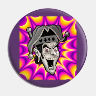 Psychedelic JESTER Pin