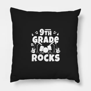 9th Grade Rocks 1st Day Of School Back to School Teaching Pillow