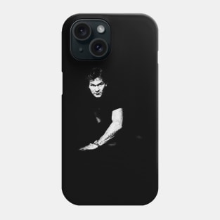 patrick swayze black and white design Phone Case