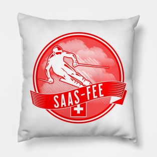 Saas-Fee Switzerland Ski Pillow