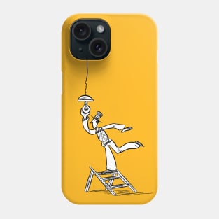 Catching an idea Phone Case