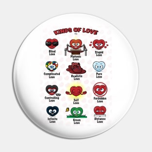 Kinds of Love Pin