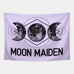 Celestial Gift Triple Moon Goddess Moon Maiden Wicca Pagan Boho Tapestry