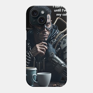 Coffee and Cyborg Phone Case