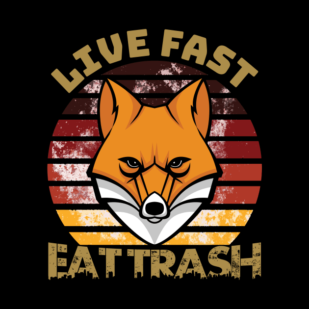 Live Fast Eat Trash Possum by Ghost Of A Chance 