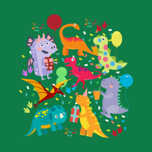 Dinosaur Party T-Shirt