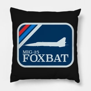 Mig-25 Foxbat Patch Pillow