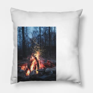 Camping Images Pillow