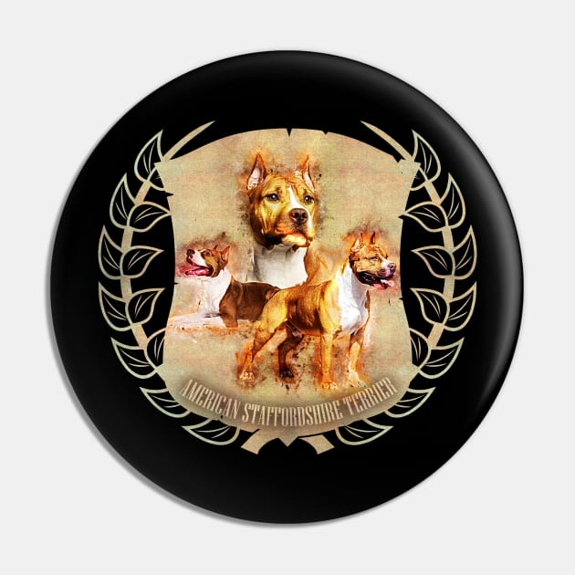 American Staffordshire Terrier - Amstaff Pin by Nartissima