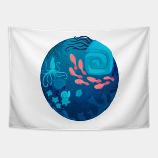 Marine Life Tapestry