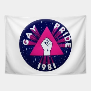 Gay Pride 1981 Vintage Tapestry